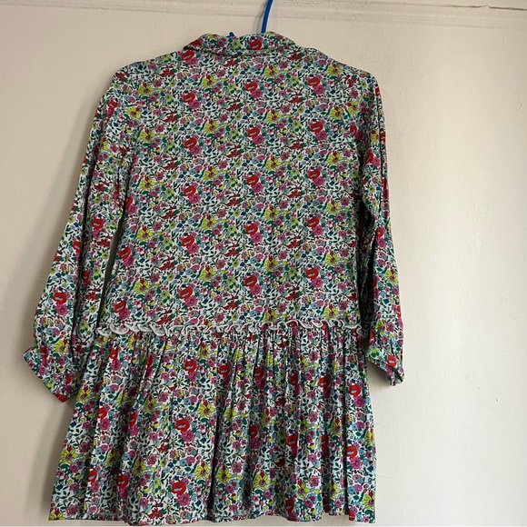 Rockets of Awesome Floral Shirt Dress size 10 - Picture 8 of 13